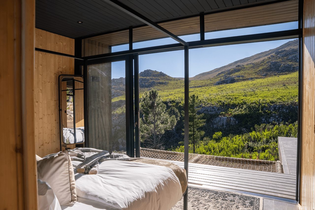 chambre avec vue The Hill Luxury Cabin Afrique du Sud chambre avec vue The Hill Luxury Cabin Afrique du Sud