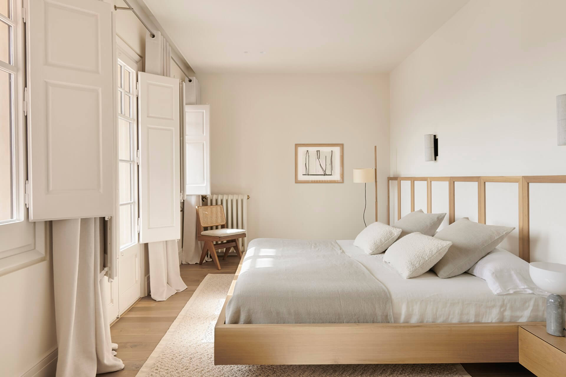 chambre maison rénovée décoration contemporaine et naturelle chambre maison rénovée décoration contemporaine et naturelle