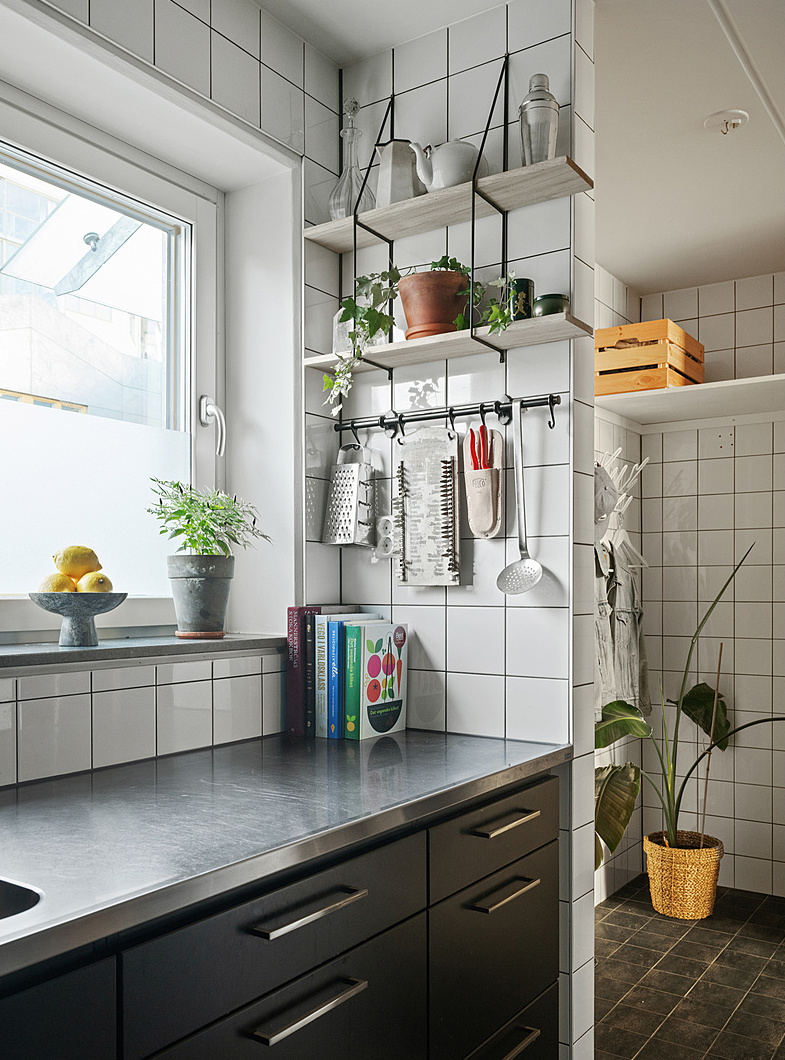 cuisine noire appartement en duplex 62m2 cuisine noire appartement en duplex 62m2