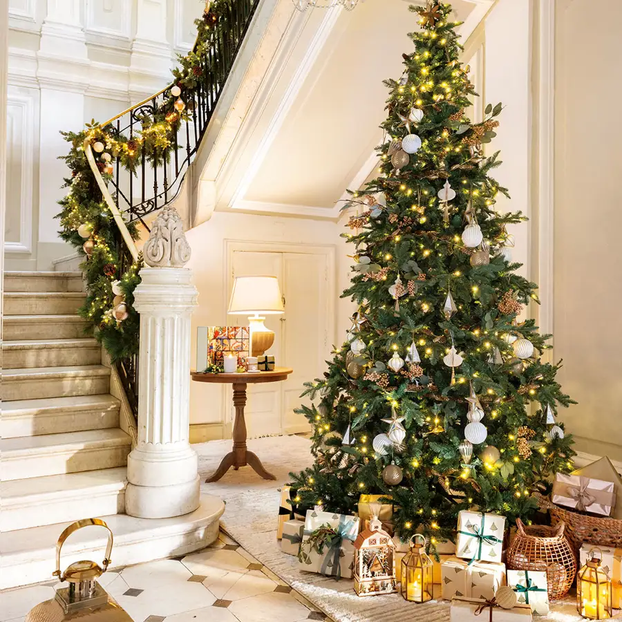 escalier et entrée décoration Noël El Mueble escalier et entrée décoration Noël El Mueble