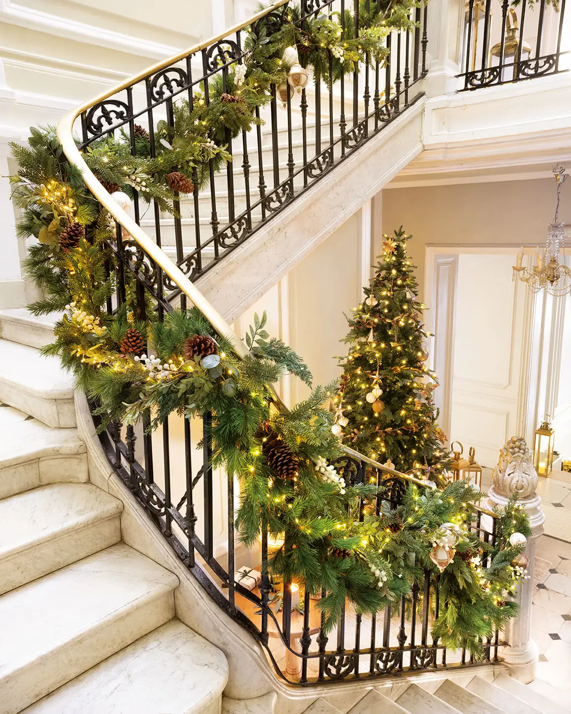 escalier maison décoration Noël El Mueble escalier maison décoration Noël El Mueble