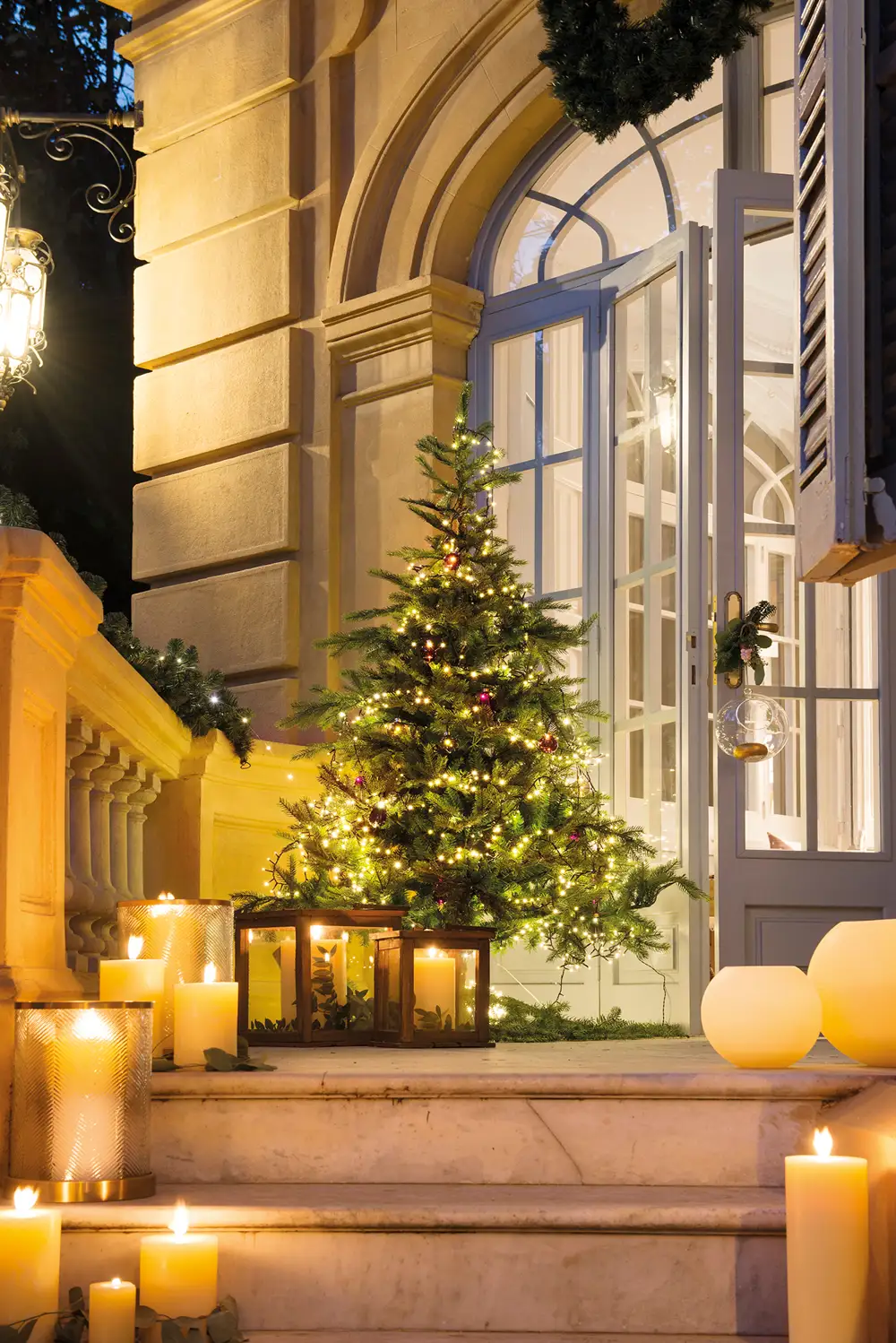porche maison décoration Noël El Mueble porche maison décoration Noël El Mueble