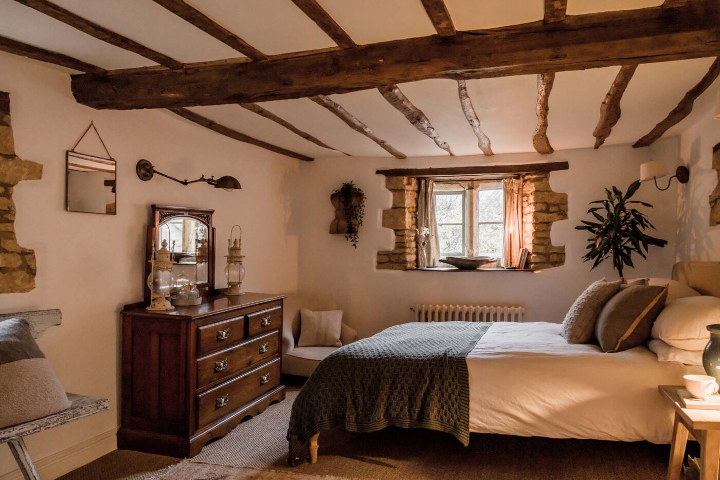 chambre maison anglaise ancienne The Collector's House
