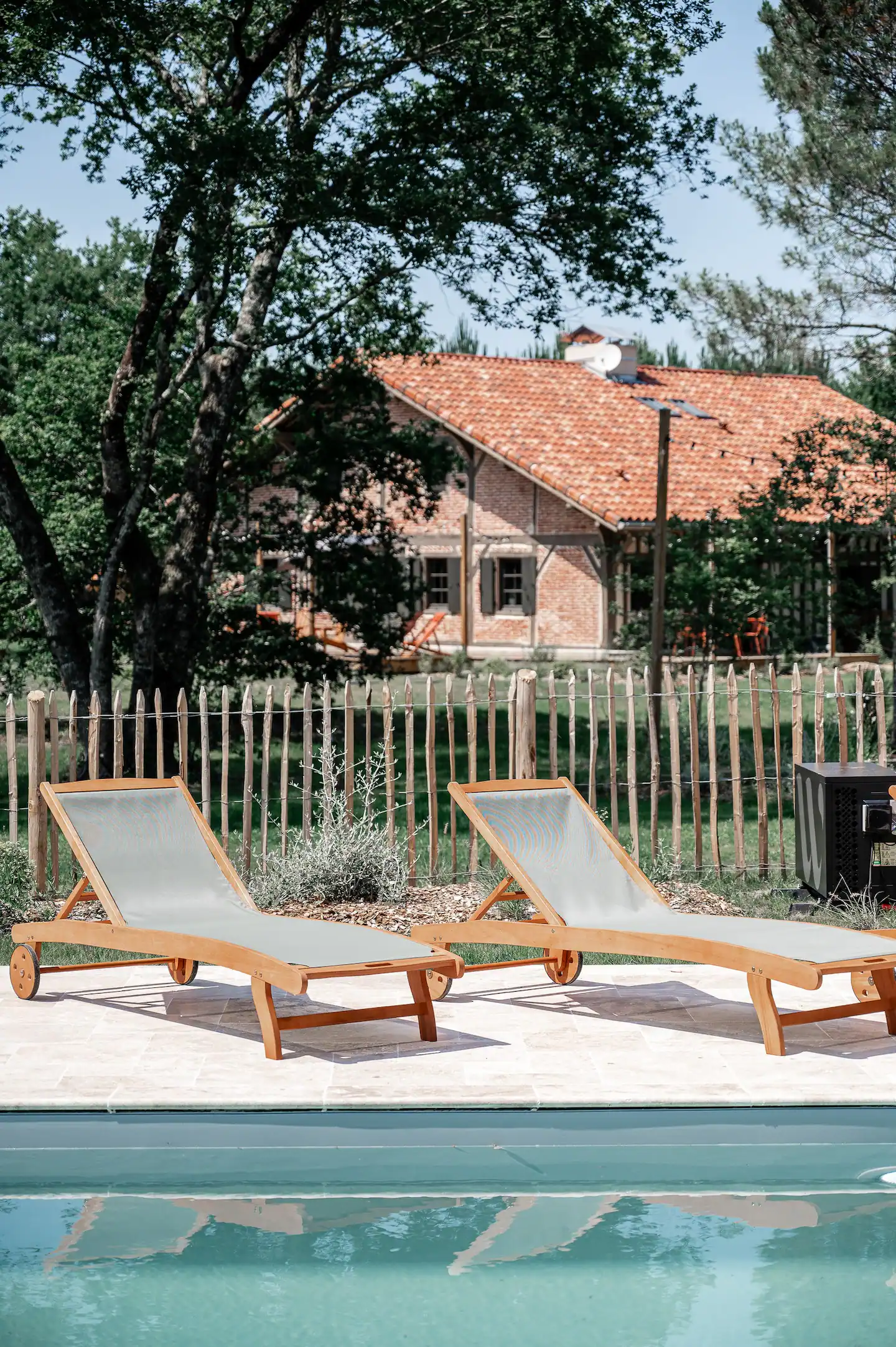 maison landaise Marie-Lys avec piscine