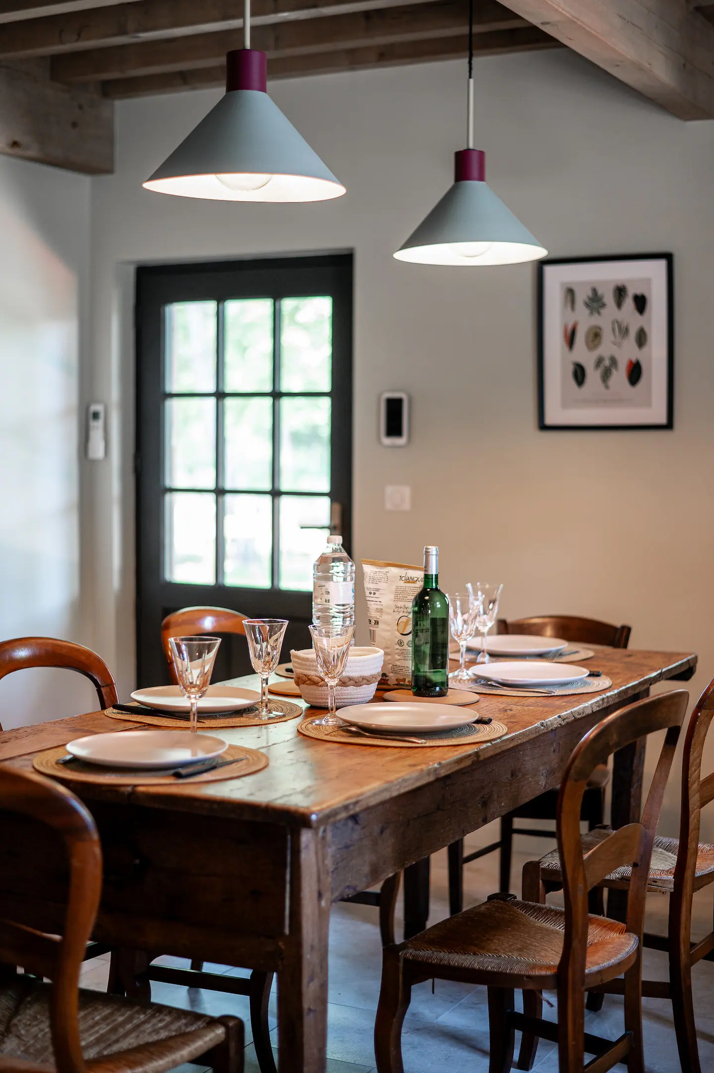 salle à manger maison landaise Marie-Lys