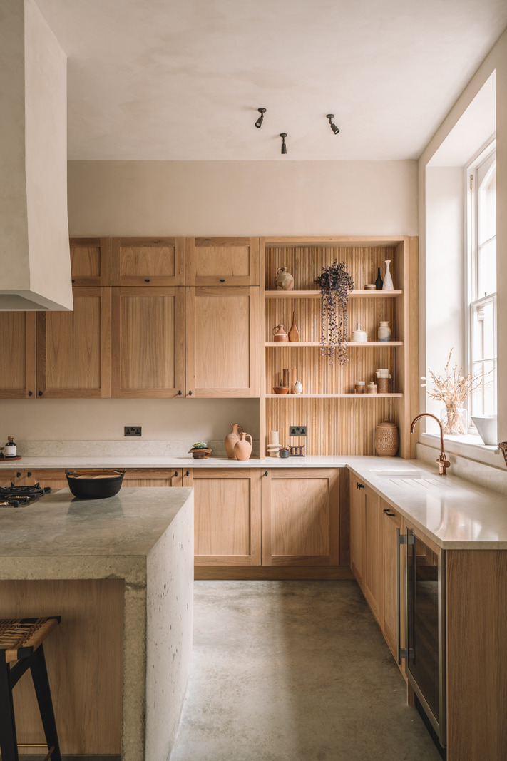 cuisine en bois avec îlot cuisine en bois avec îlot