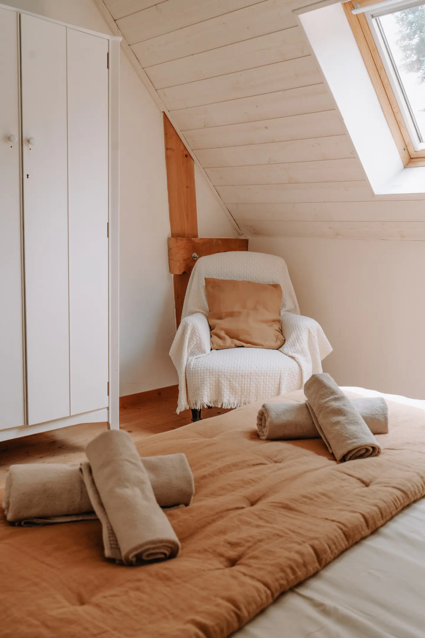 chambre mansardée avec velux