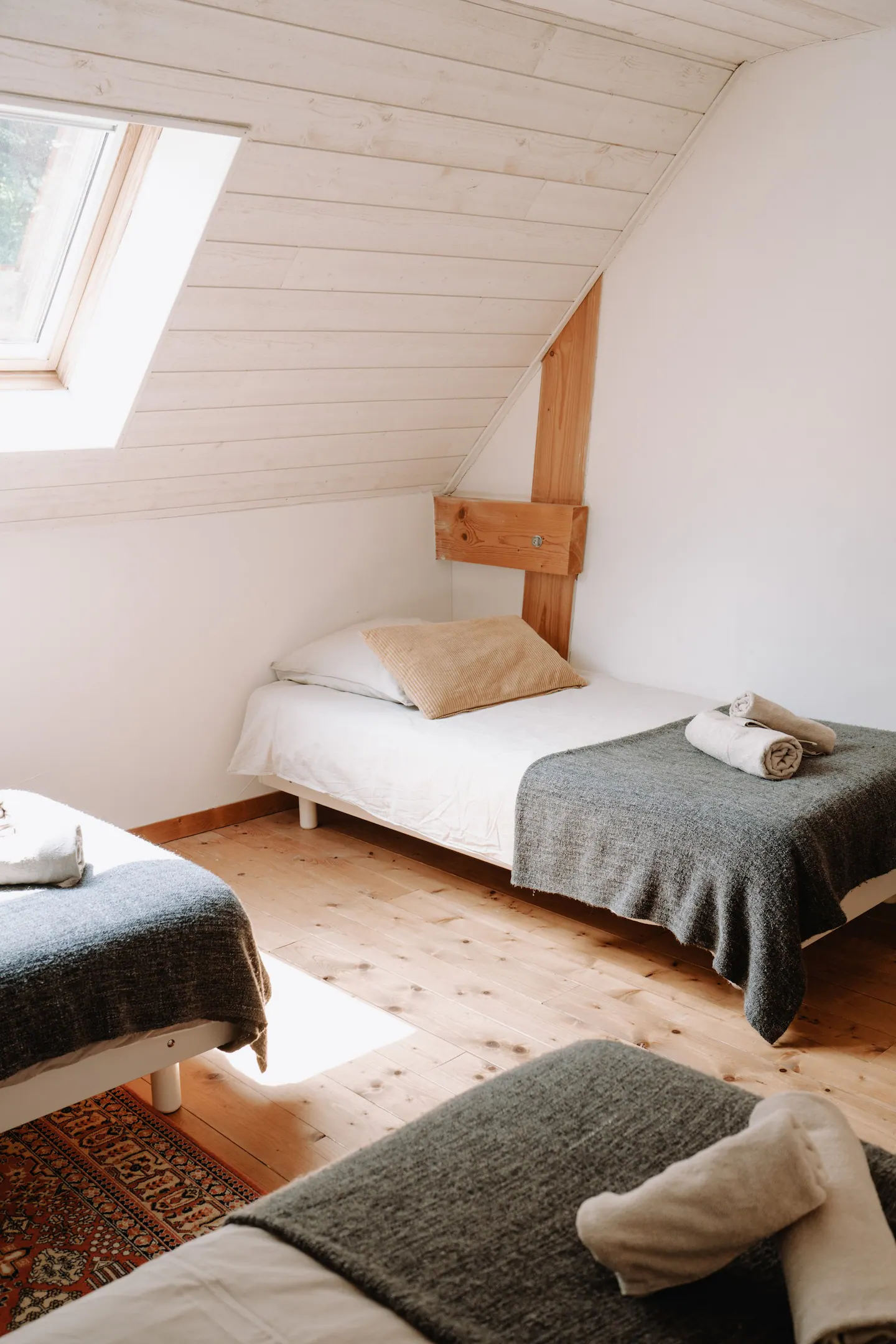 chambre mansardée avec velux