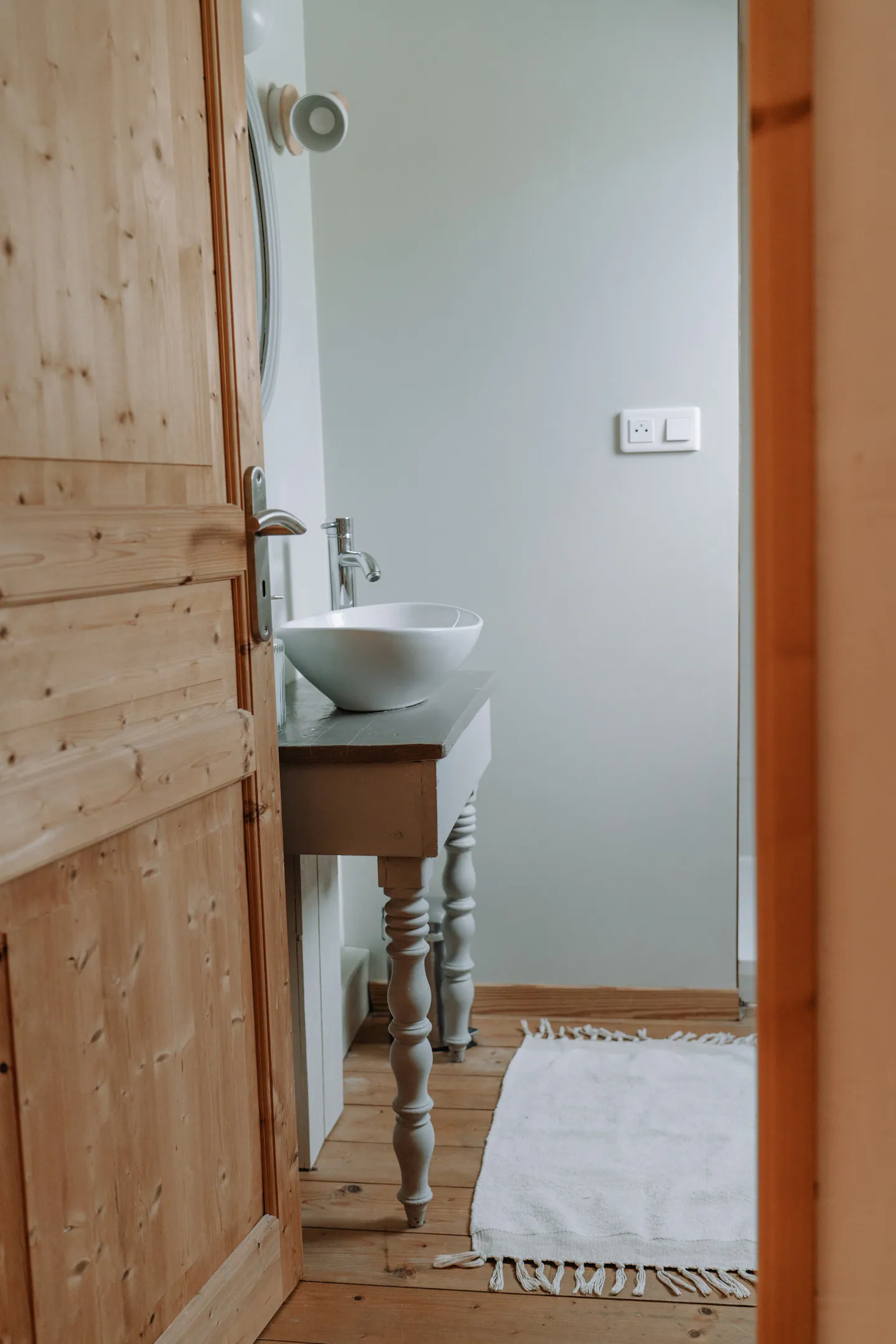 salle de bain rétro