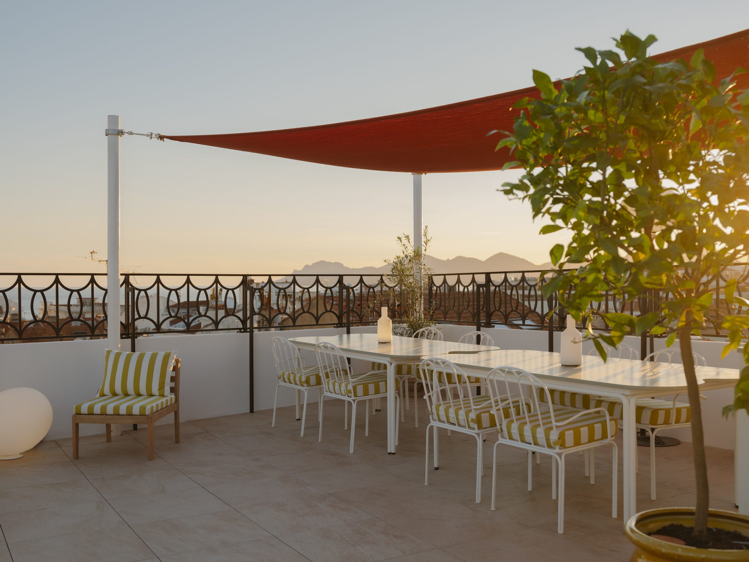 terrasse immeuble appartement à Cannes terrasse immeuble appartement à Cannes