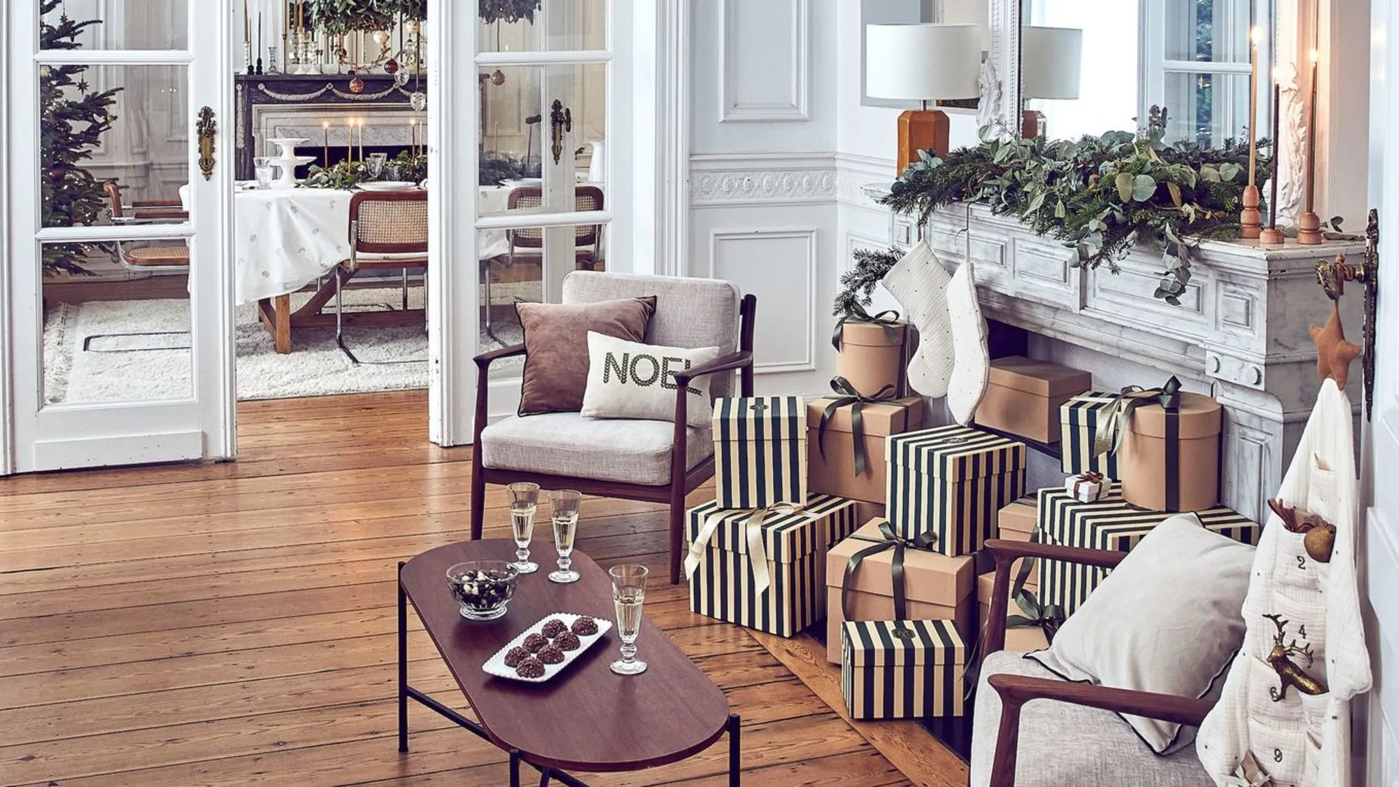 salon décoration Noël Cyrillus