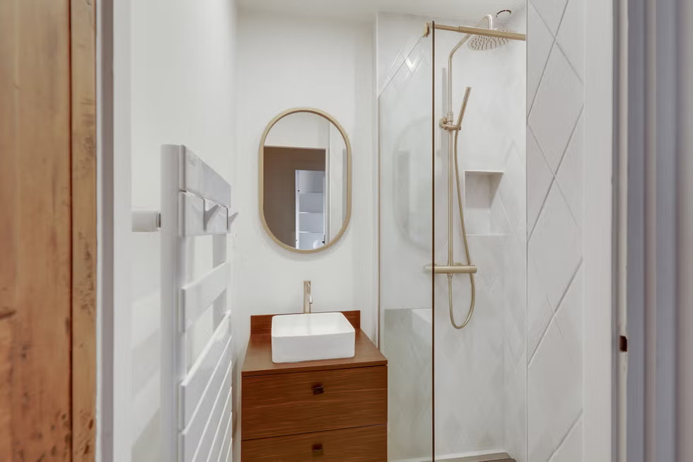 salle de bain blanche et bois salle de bain blanche et bois
