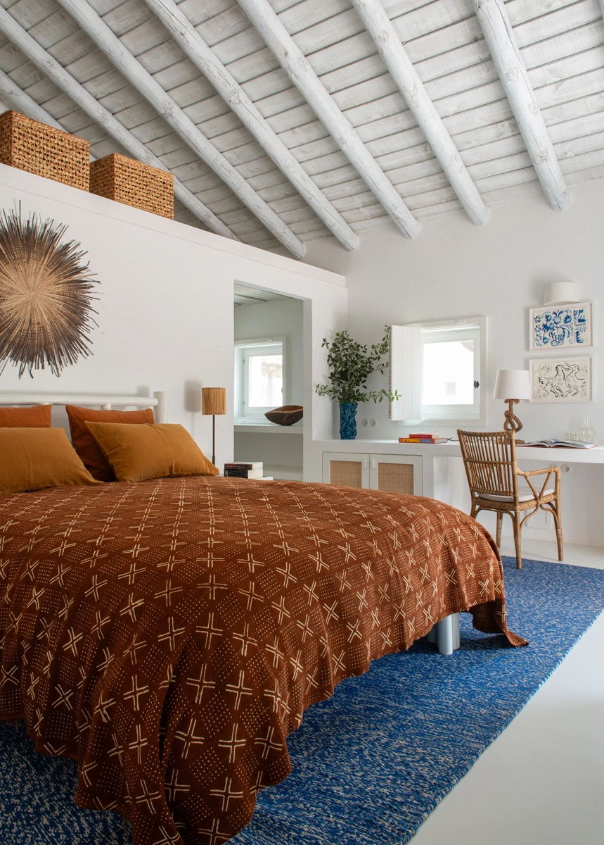 chambre décoration rustique chic maison avec piscine Casa Montado Portugal chambre décoration rustique chic maison avec piscine Casa Montado Portugal