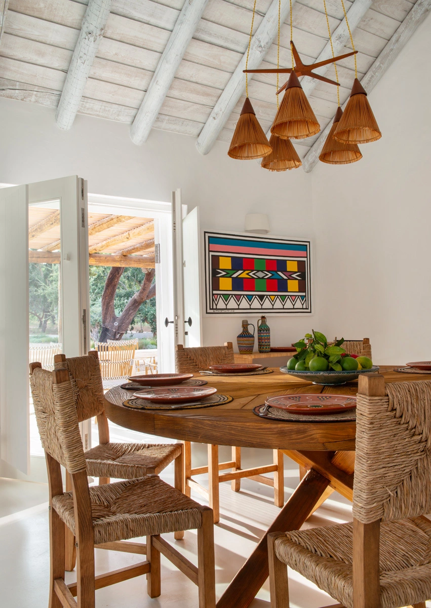 salle à manger décoration rustique chic maison avec piscine Casa Montado Portugal salle à manger décoration rustique chic maison avec piscine Casa Montado Portugal