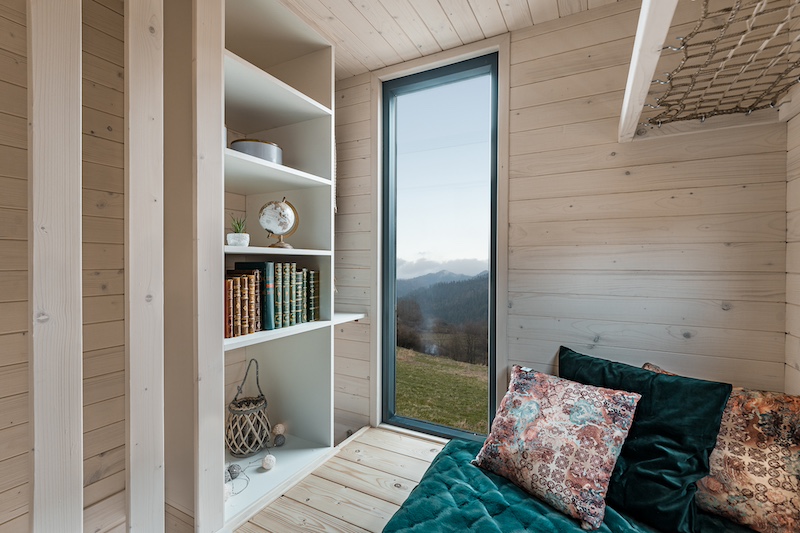 chambre tiny house La Ruche® Quadrapol chambre tiny house La Ruche® Quadrapol