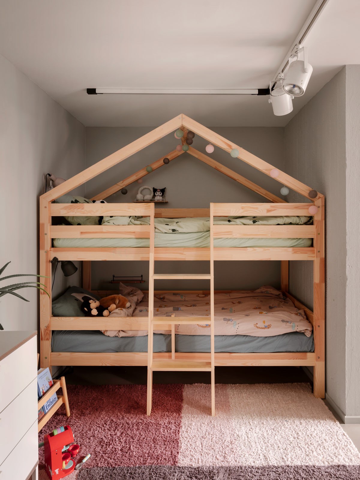chambre lits supeposés cabane