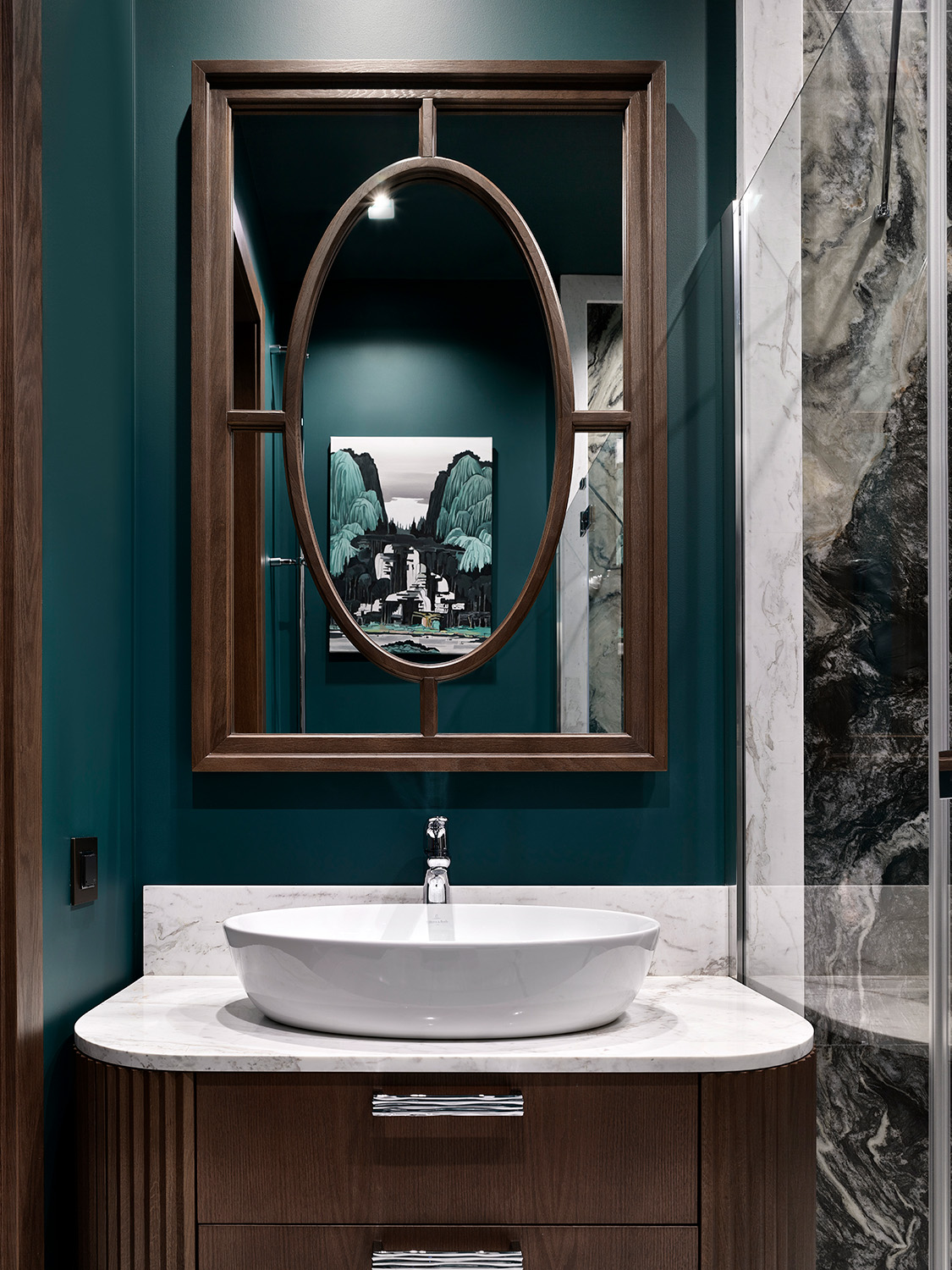 salle de bain bleue salle de bain bleue
