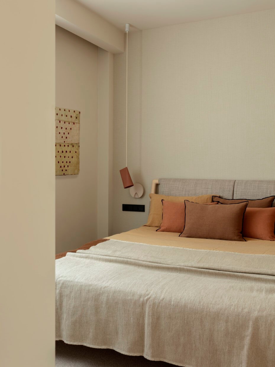 chambre décoration contemporaine et naturelle