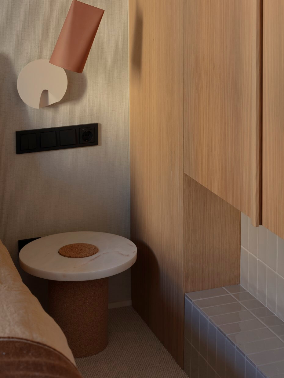 chambre décoration contemporaine et naturelle