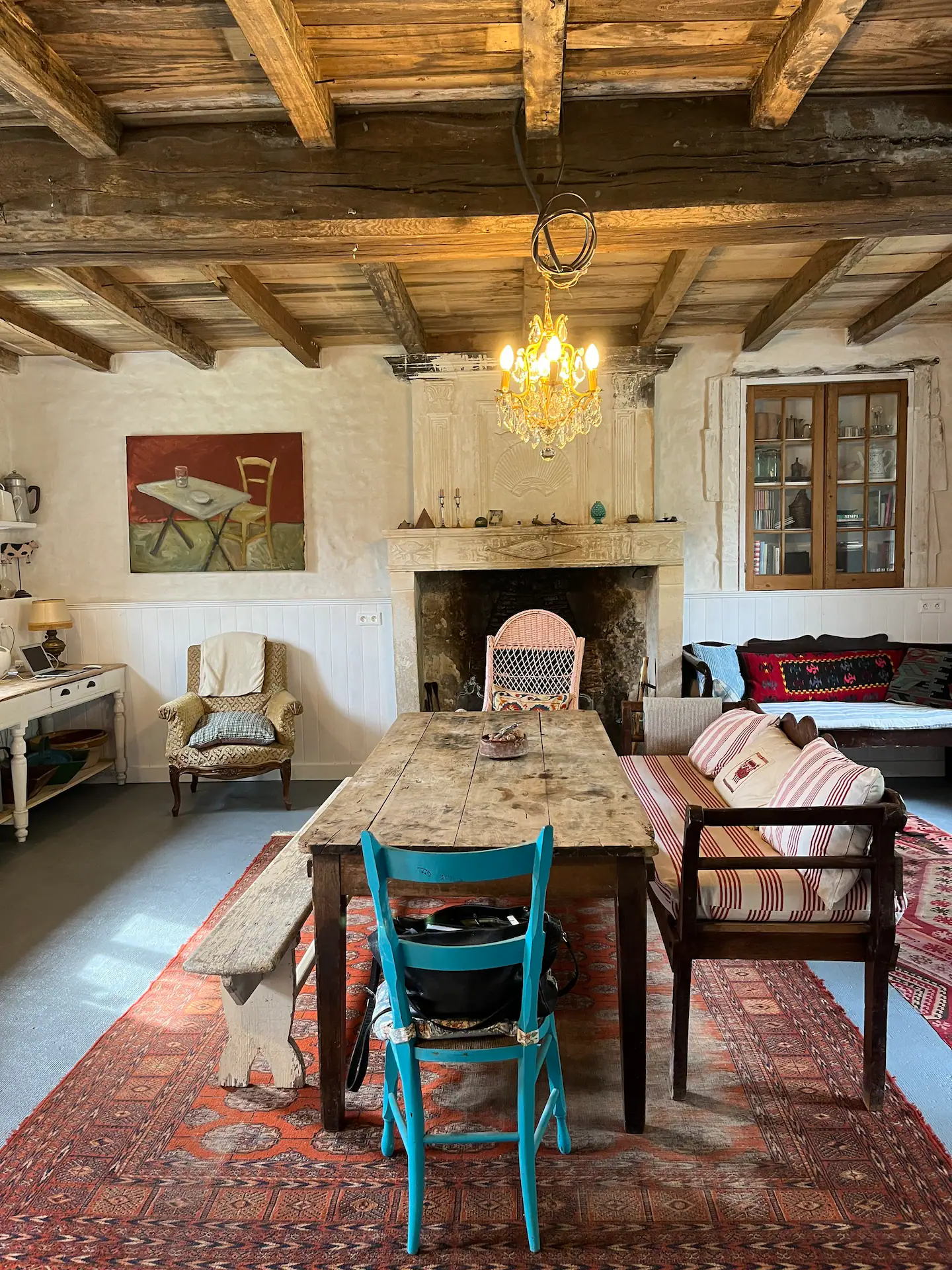salle à manger avec poutres décoration rustique salle à manger avec poutres décoration rustique
