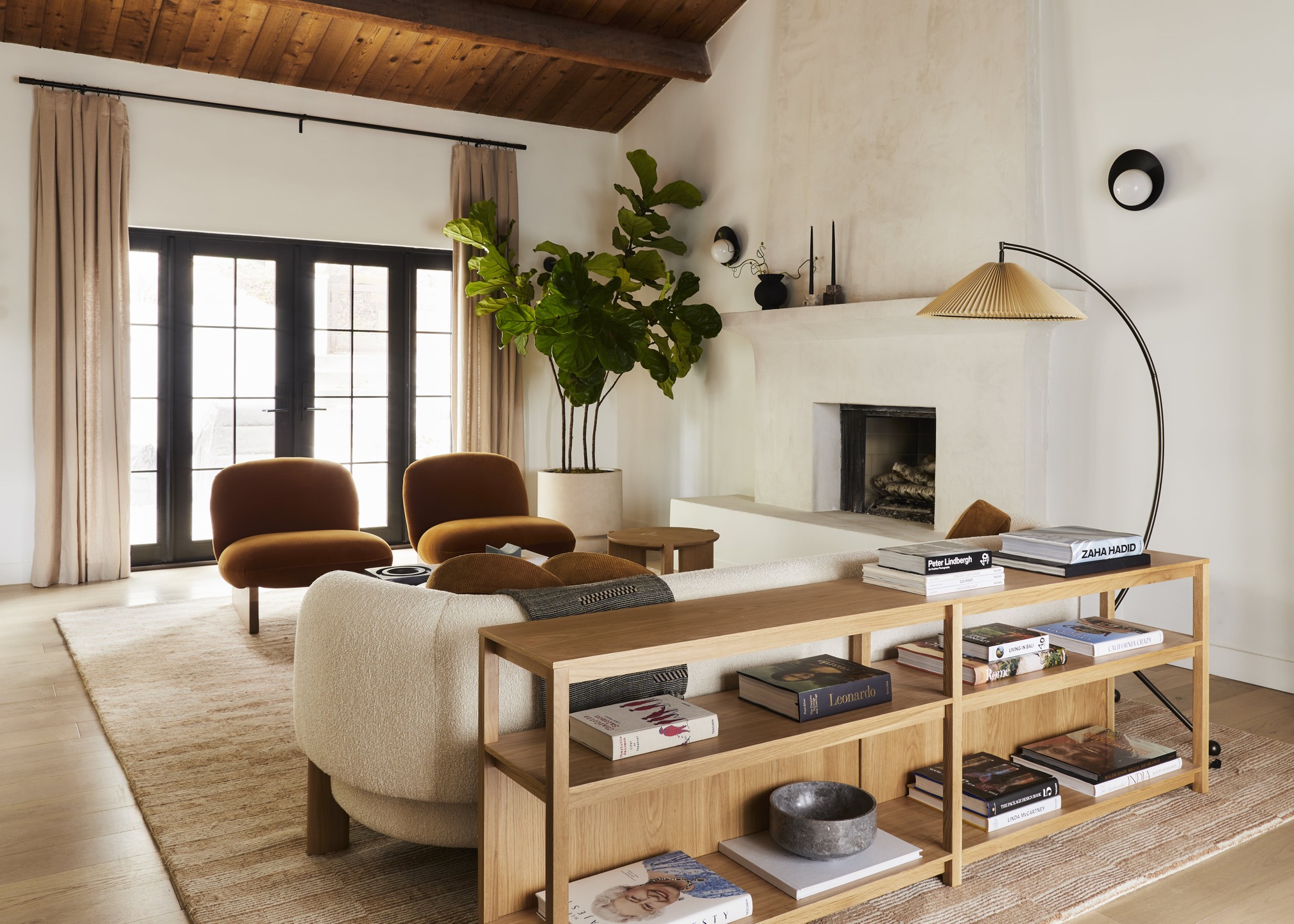 salon maison mid-century Bobby Berk salon maison mid-century Bobby Berk
