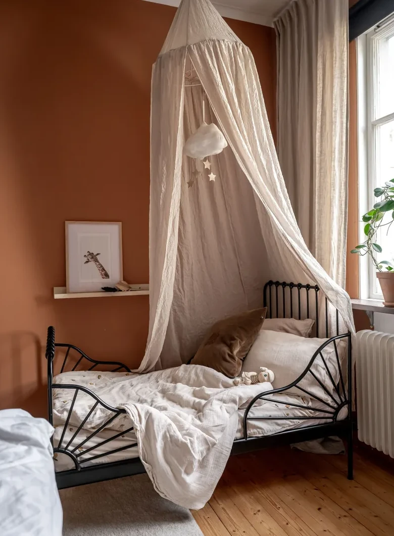 chambre mur ocre décoration scandinave chambre mur ocre décoration scandinave