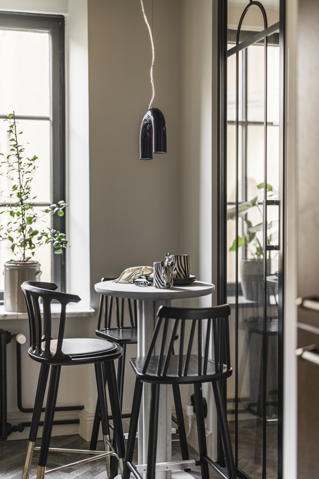 coin repas dans cuisine