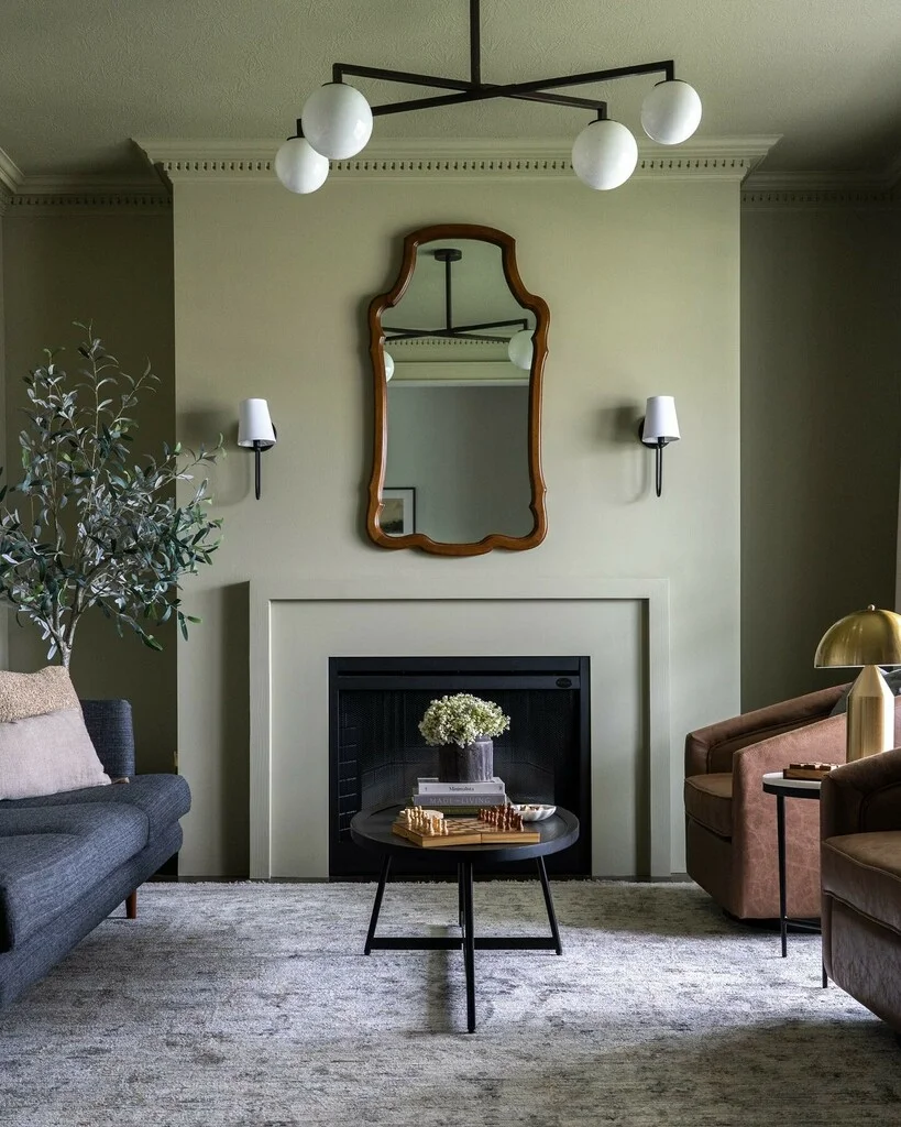 salon murs couleur neutre French Gray Farrow & Ball