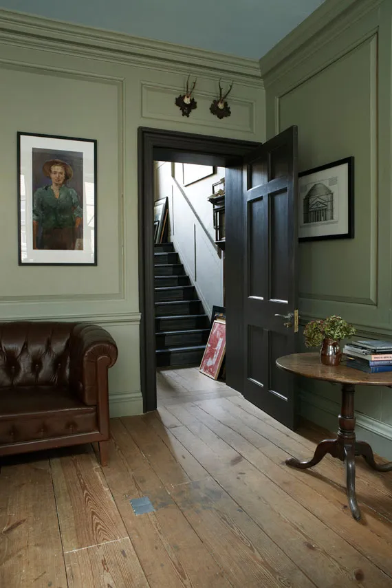 salon murs couleur neutre French Gray Farrow & Ball