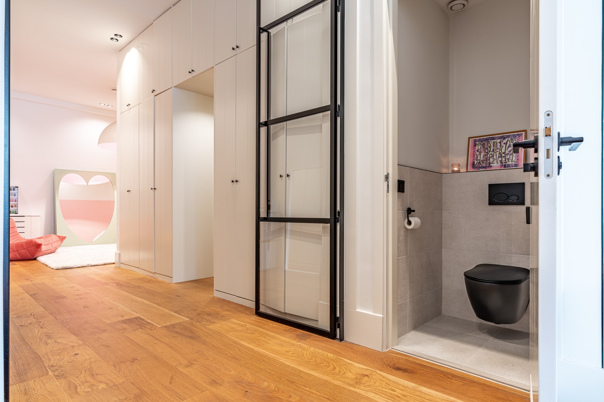 couloir avec porte verrière couloir avec porte verrière