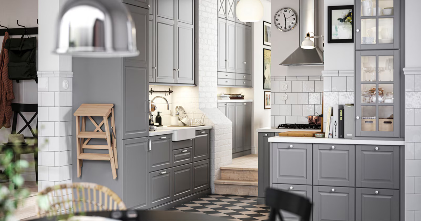 cuisine IKEA grise BODBYN cuisine IKEA grise BODBYN
