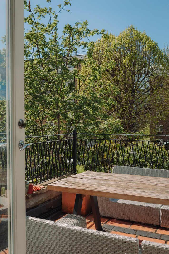 balcon maison de ville Londres