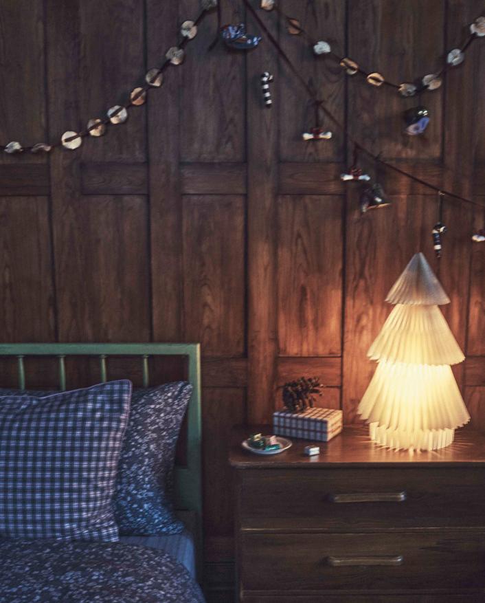 chambre décorée par zara Home pour Noël chambre décorée par zara Home pour Noël