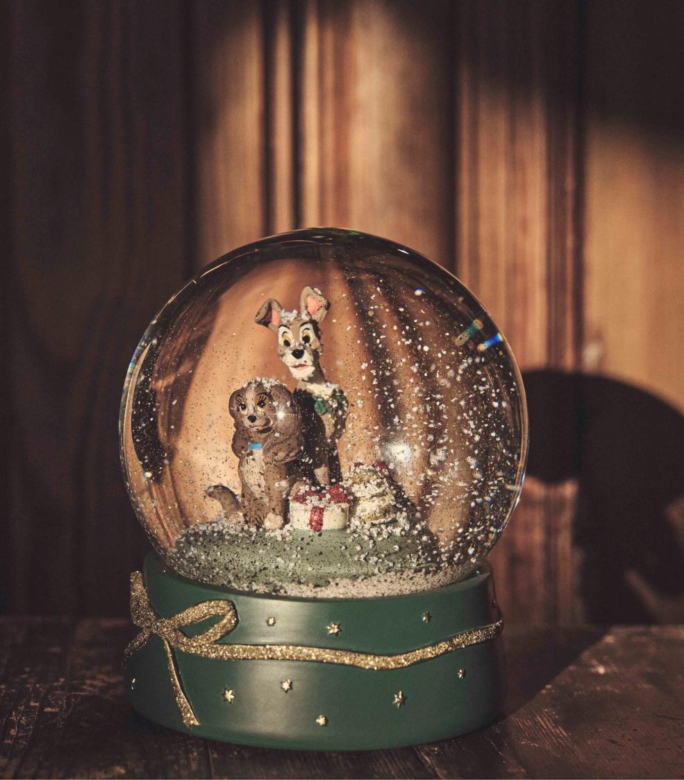 boule à neige La Belle et le Clochard Zara Home Noël boule à neige La Belle et le Clochard Zara Home Noël