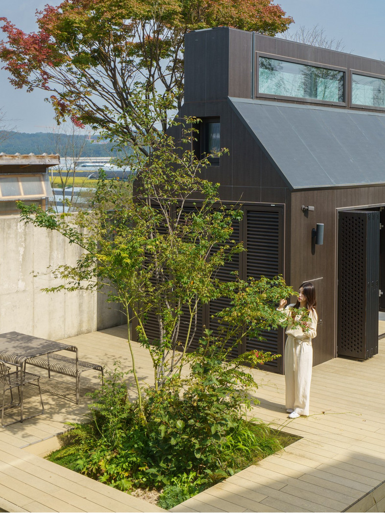 petite maison préfabriquée 34m2 Smart Cottage par LG