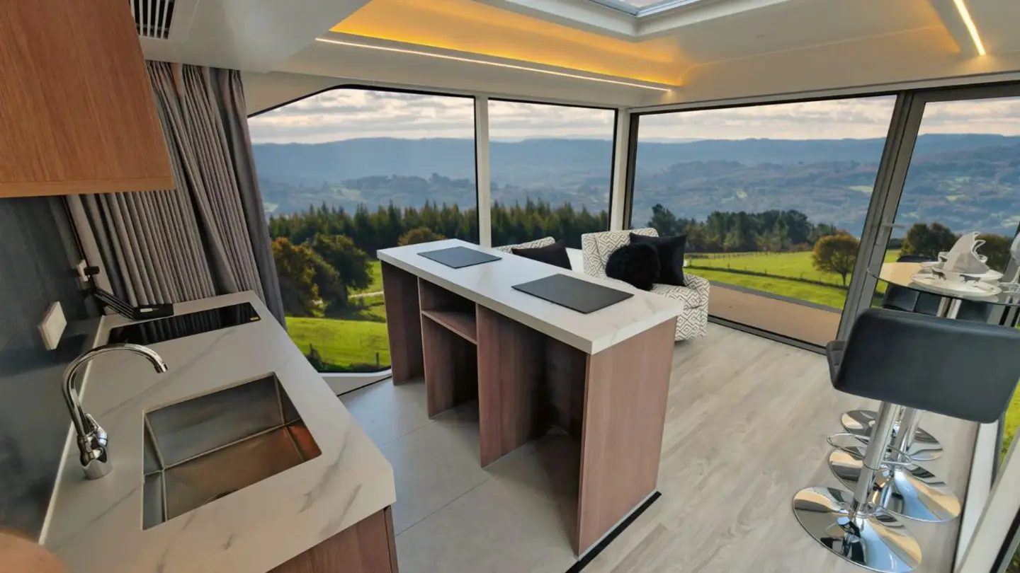 cuisine petite maison 38m2 lignes futuristes Massimo Modular cuisine petite maison 38m2 lignes futuristes Massimo Modular