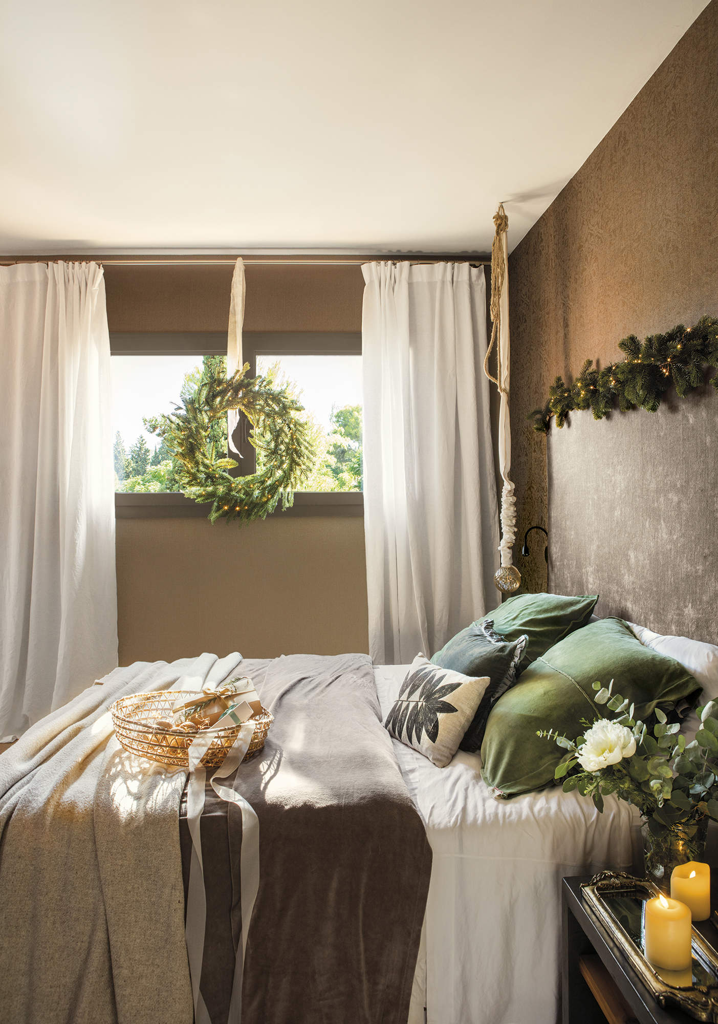 chambre avec décoration Noël chambre avec décoration Noël