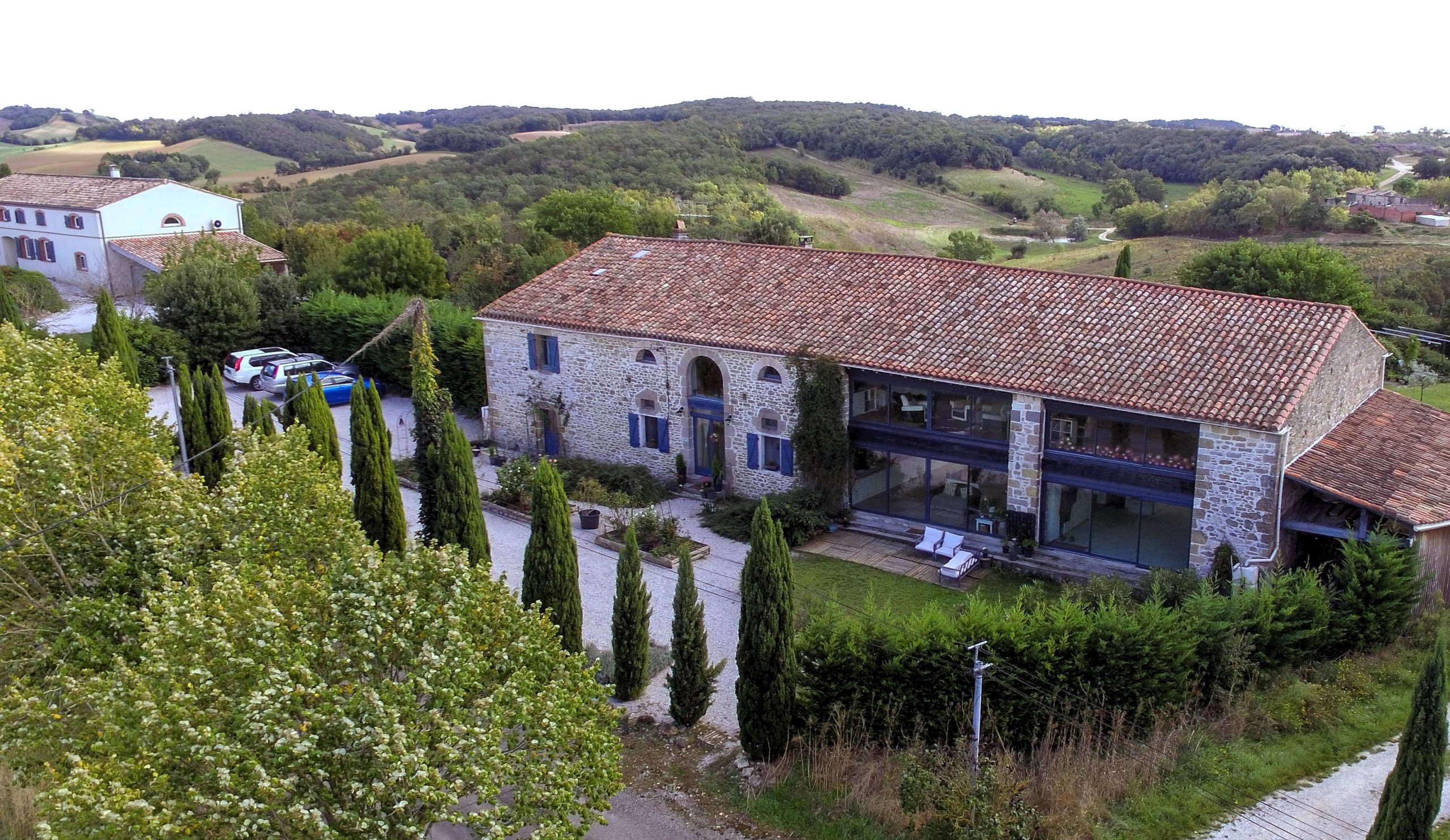 maison en pierres dans le Lauragais maison en pierres dans le Lauragais