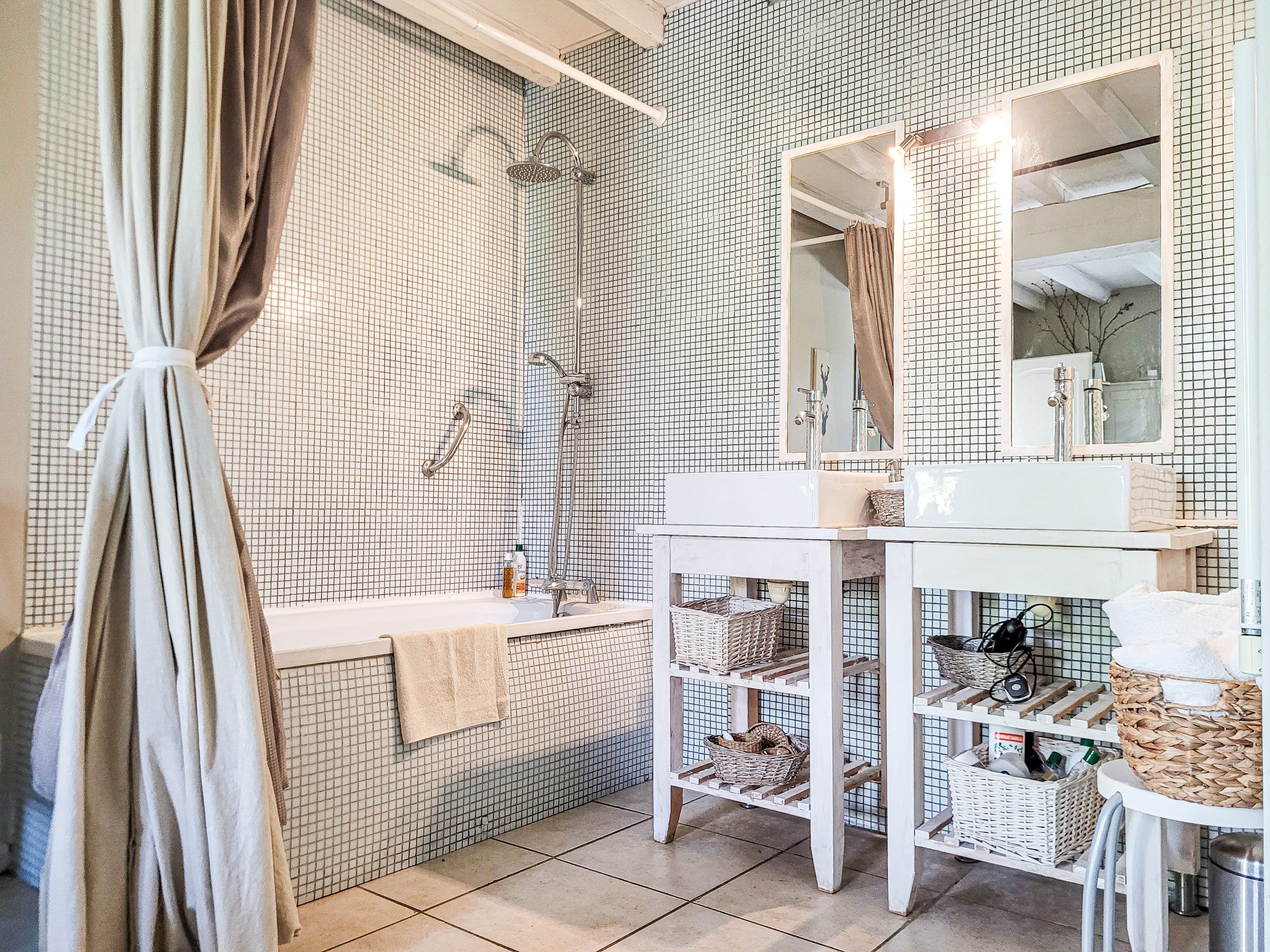 salle de bain carrelage mosaïque blanche salle de bain carrelage mosaïque blanche