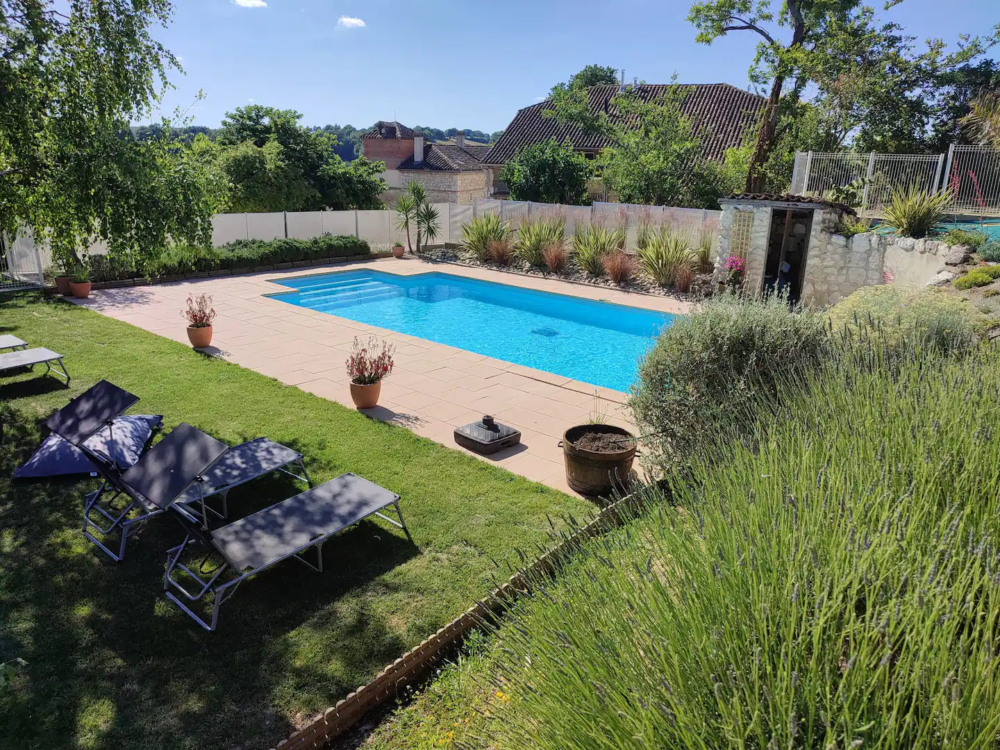 jardin avec piscine jardin avec piscine