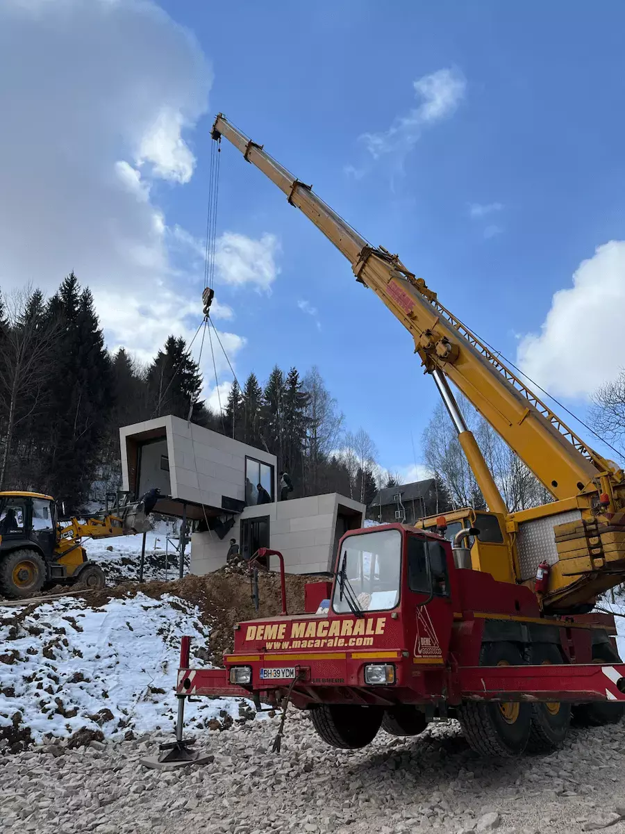 livraison tiny house préfabriquée Cabini livraison tiny house préfabriquée Cabini