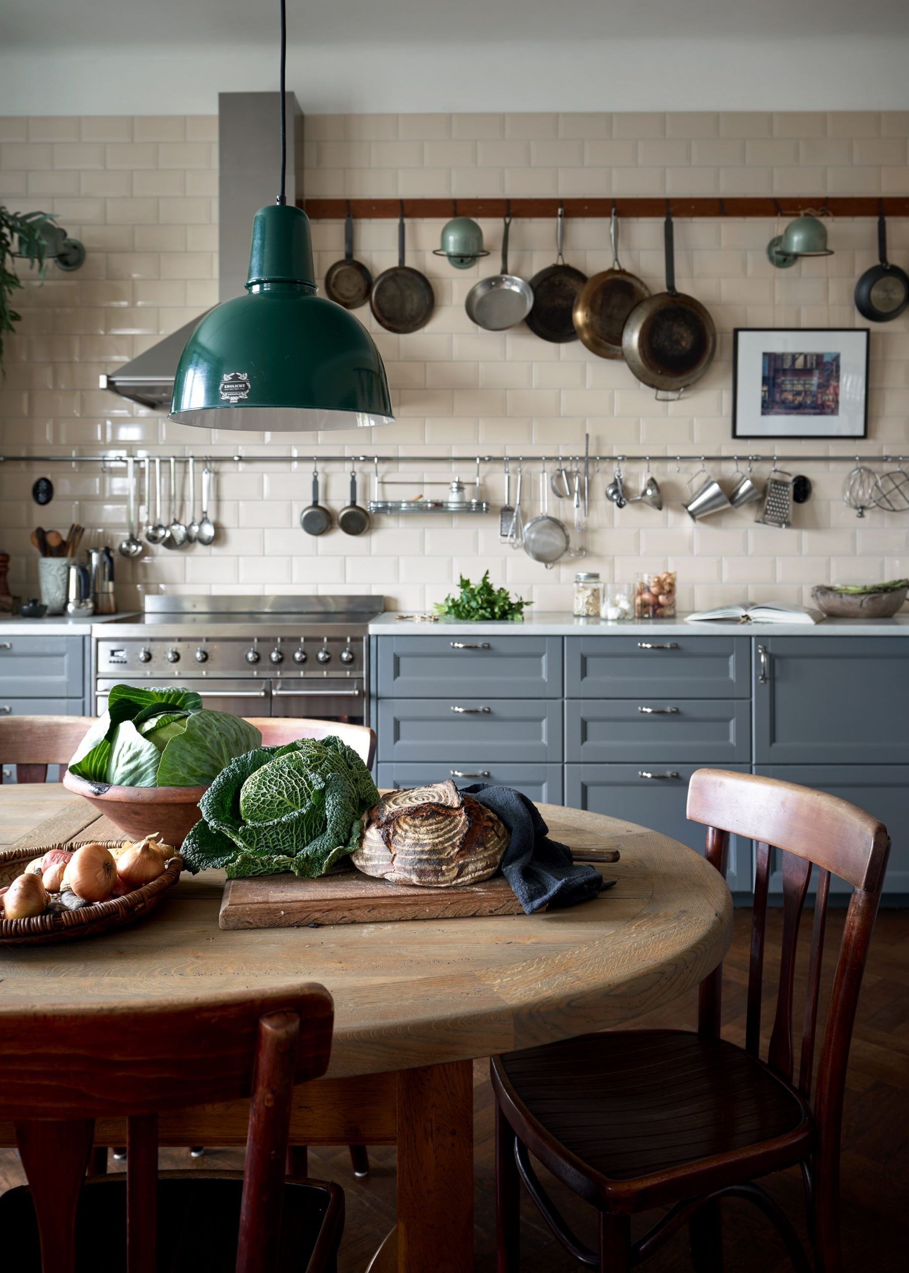 cuisine grise décoration vintage et néo rustique cuisine grise décoration vintage et néo rustique
