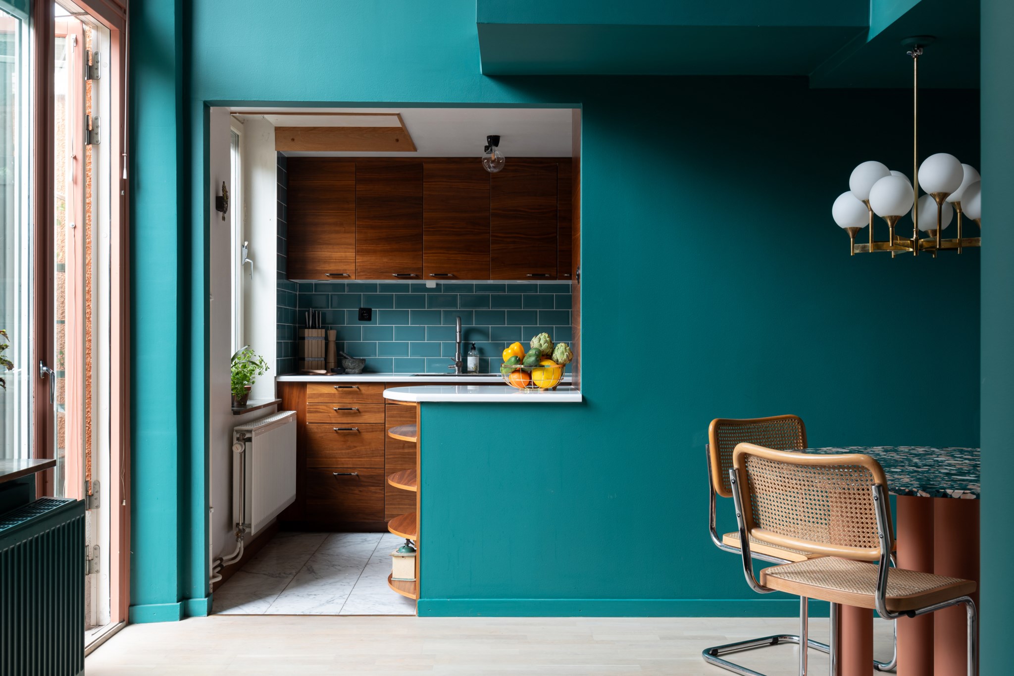 salon murs bleus duplex 95m2 salon murs bleus duplex 95m2