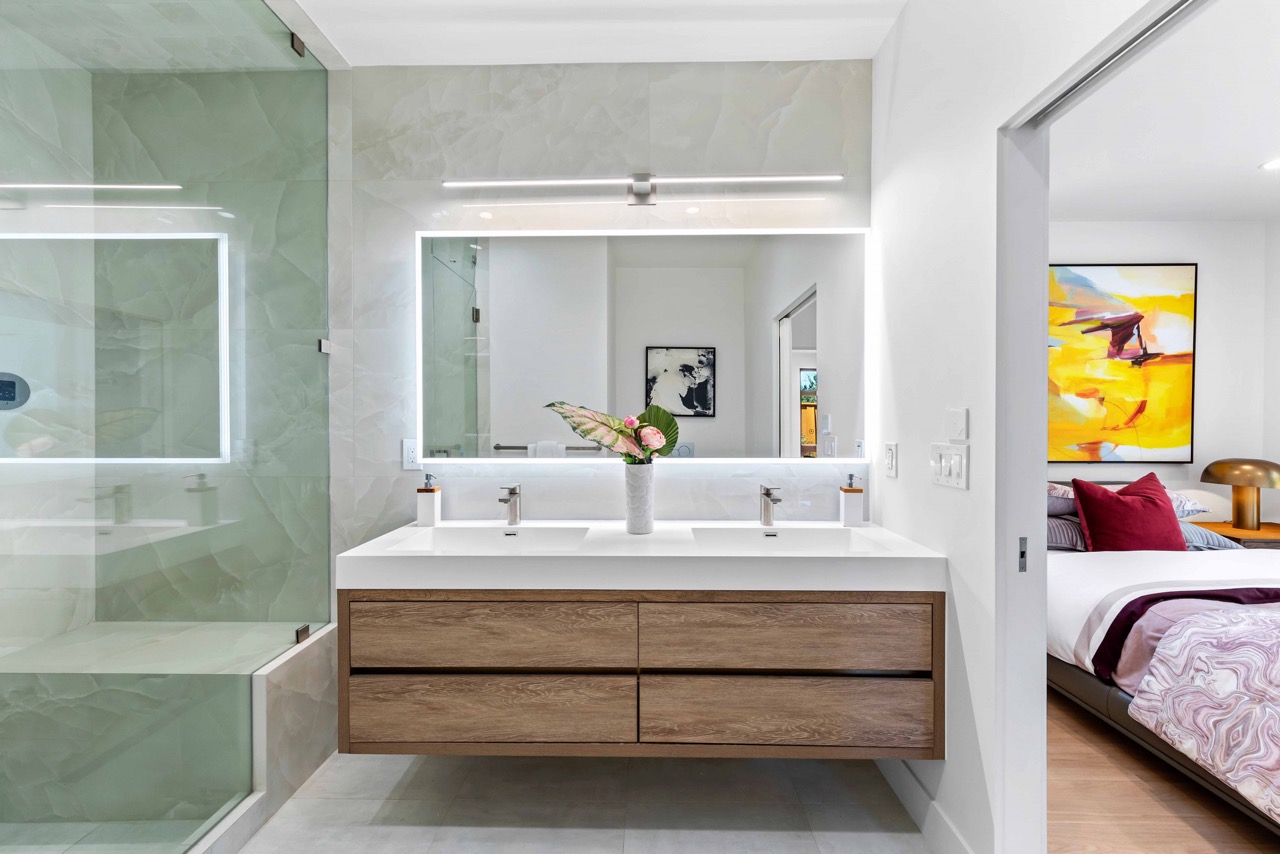 salle de bain contemporaine maison SIDCO HOMES salle de bain contemporaine maison SIDCO HOMES