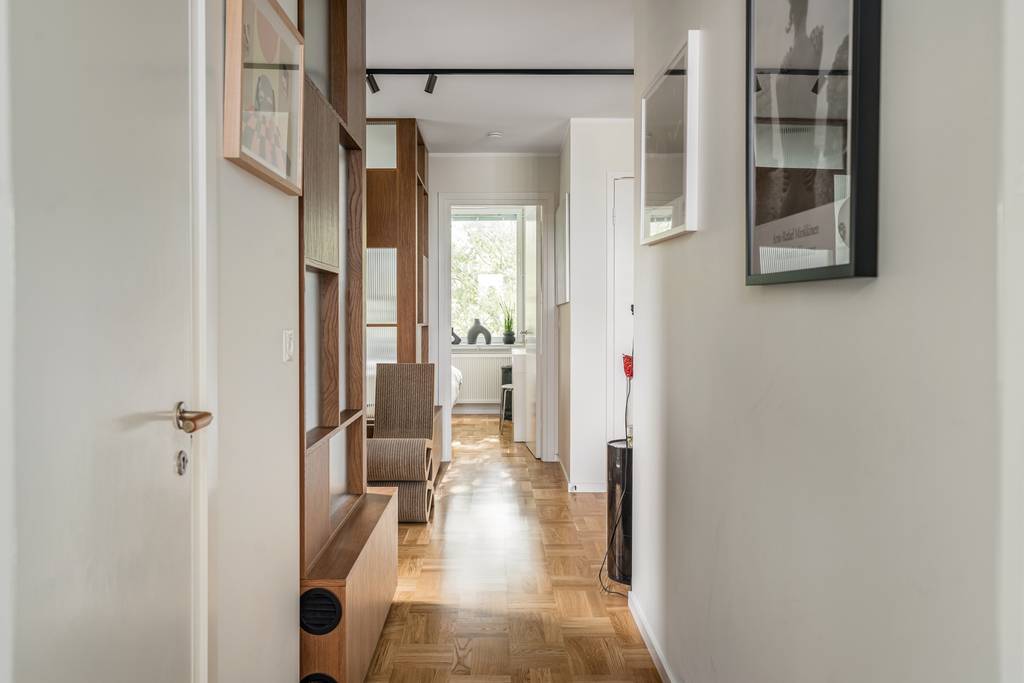 couloir avec parquet Noël