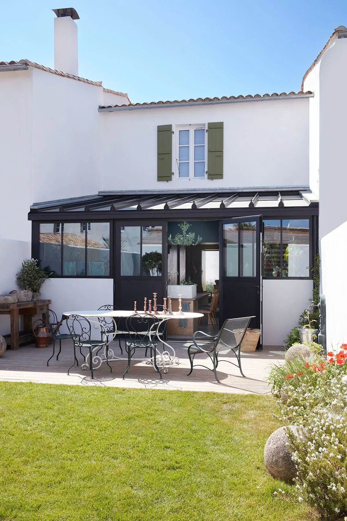 maison rénovée île de Ré décoration contemporaine maison rénovée île de Ré décoration contemporaine