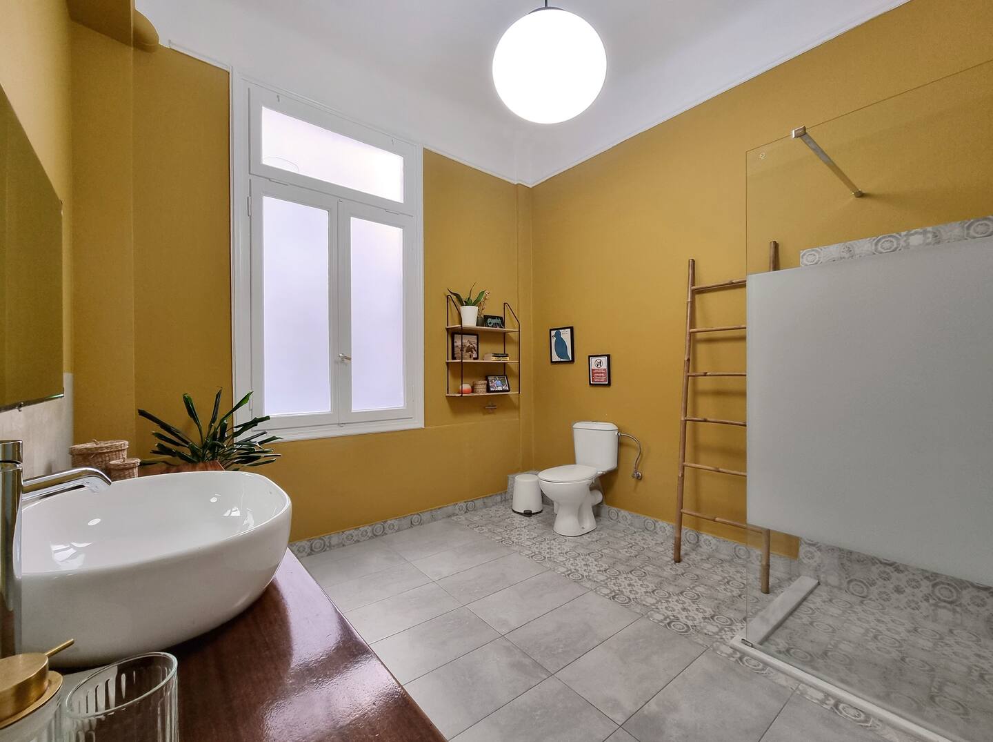 salle de bain jaune et grise salle de bain jaune et grise