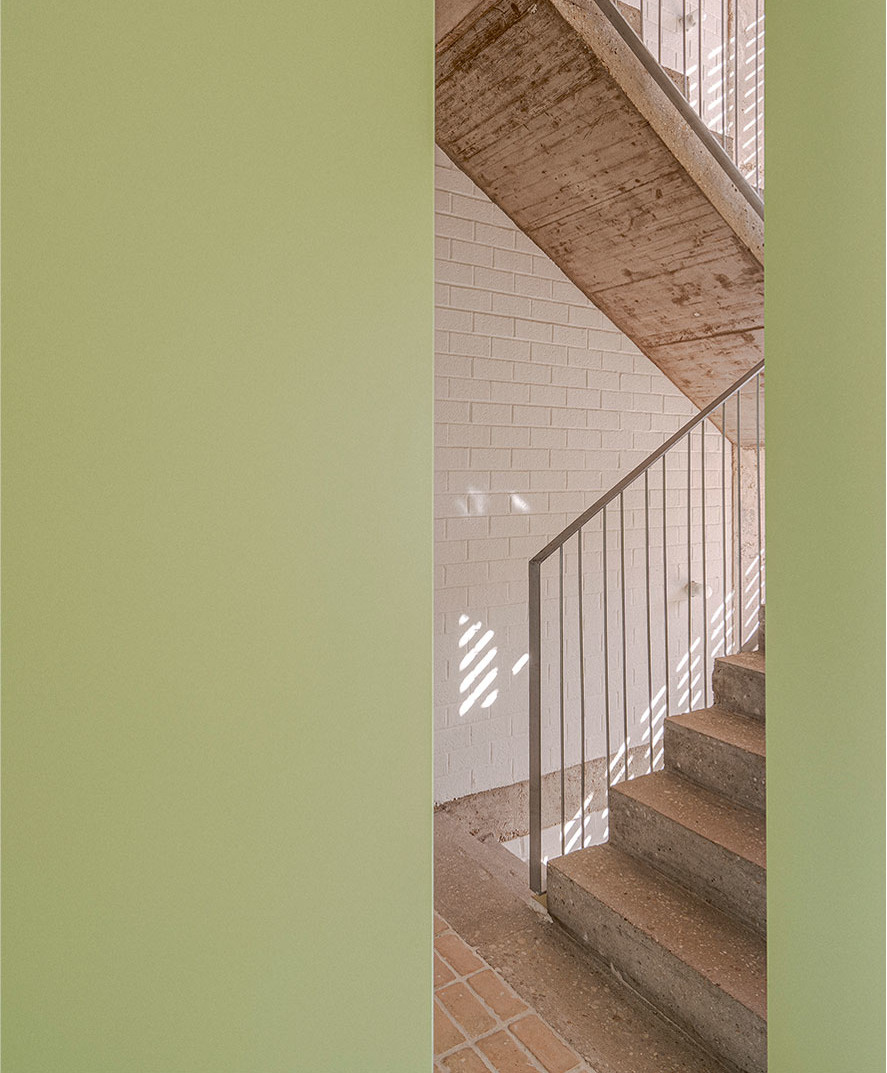 escalier béton maison de ville