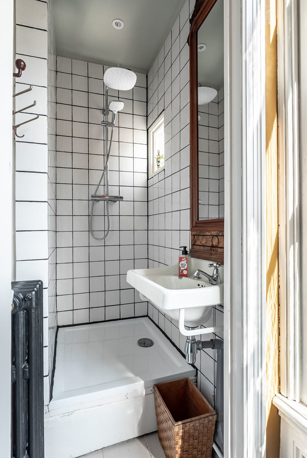 carrelage blanc joints noirs