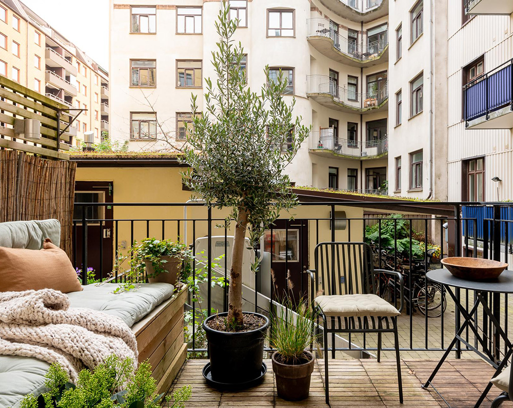 balcon sur cour